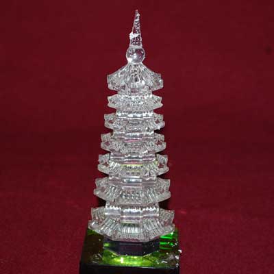 "Crystal Decorative Minar-318-003 - Click here to View more details about this Product